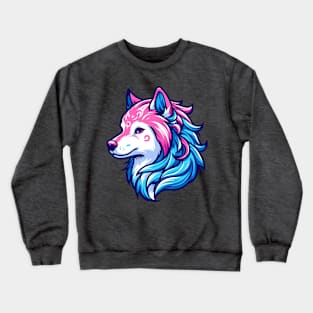 Hairstylist dog for hairdresser Crewneck Sweatshirt